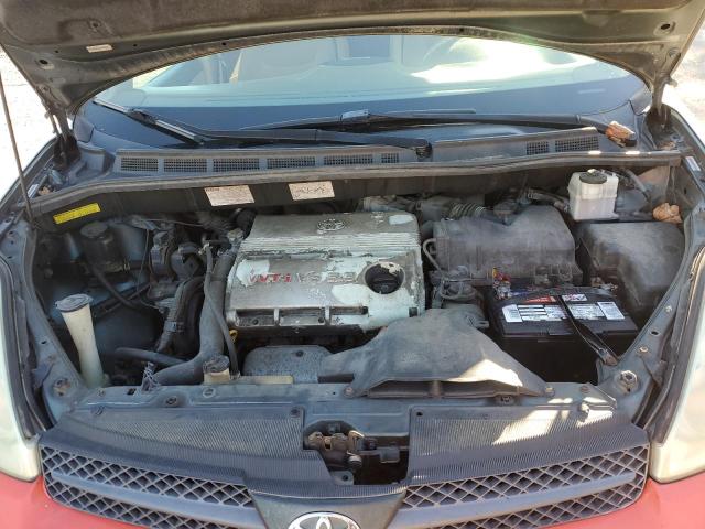 5TDZA23C44S093128 - 2004 TOYOTA SIENNA CE SILVER photo 12