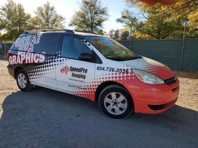 5TDZA23C44S093128 - 2004 TOYOTA SIENNA CE SILVER photo 4