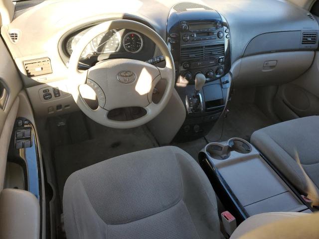 5TDZA23C44S093128 - 2004 TOYOTA SIENNA CE SILVER photo 8