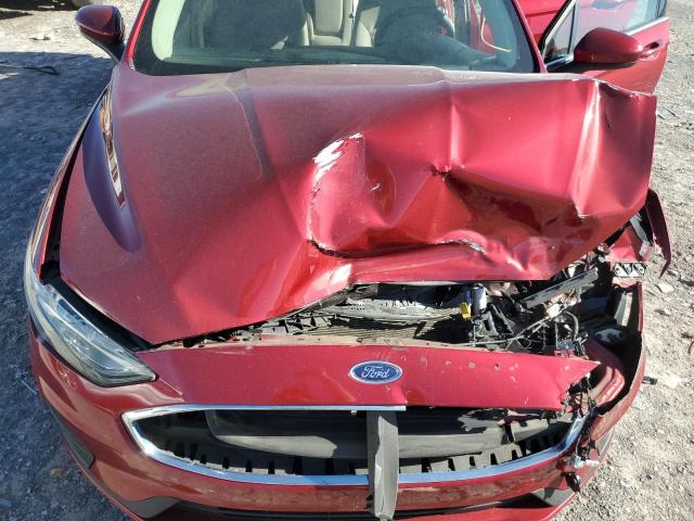 3FA6P0LU6KR204962 - 2019 FORD FUSION SE Tünd qırmızı foto 11