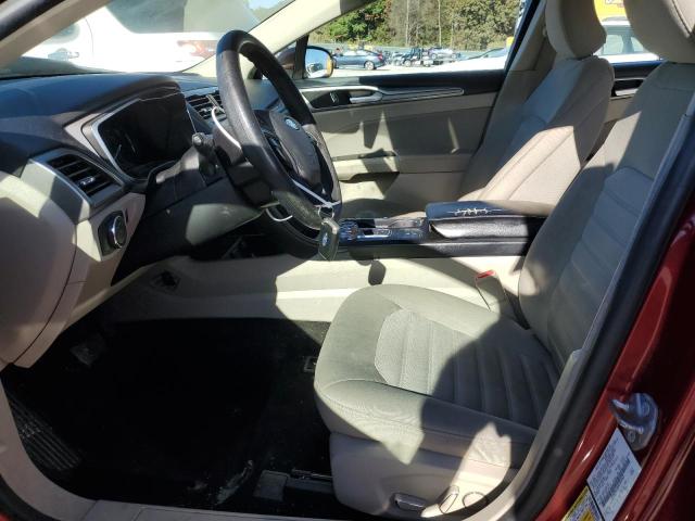 3FA6P0LU6KR204962 - 2019 FORD FUSION SE Tünd qırmızı foto 7