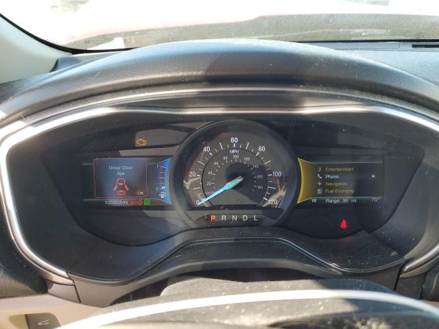 3FA6P0LU6KR204962 - 2019 FORD FUSION SE Tünd qırmızı foto 9