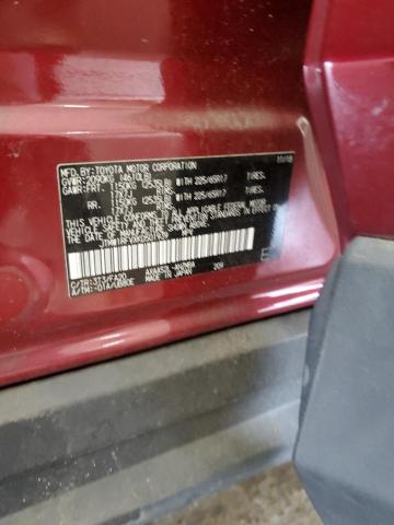 JTMW1RFVXKD501939 - 2019 TOYOTA RAV4 XLE Бордовый фото 13