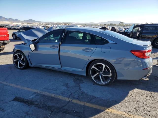 1HGCV2F38NA002321 - 2022 HONDA ACCORD SPORT BLUE photo 2