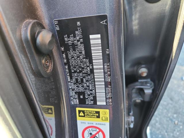 5TDBK3EH1CS151403 - 2012 TOYOTA HIGHLANDER BASE Մոխրագույն լուսանկար 12