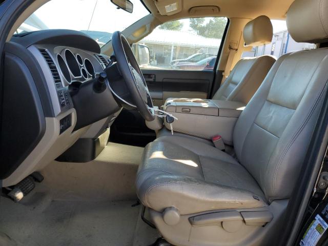 5TFUY5F11AX147329 - 2010 TOYOTA TUNDRA DOUBLE CAB SR5 BLACK photo 7