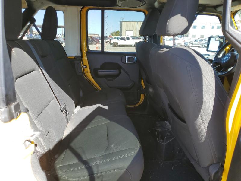 1C4HJXDNXKW553558 - 2019 JEEP WRANGLER U SPORT 金色 照片 10