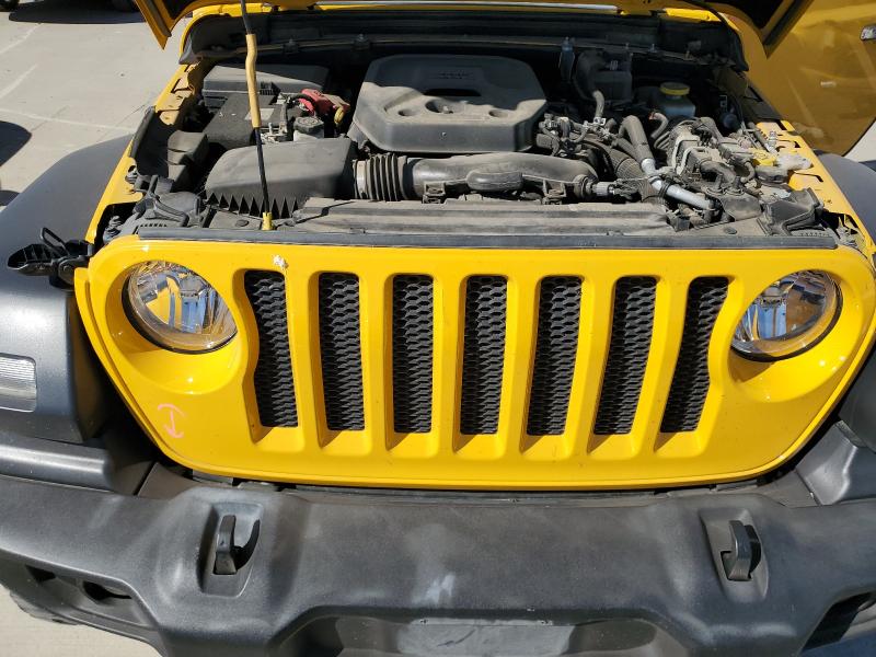 1C4HJXDNXKW553558 - 2019 JEEP WRANGLER U SPORT 金色 照片 11