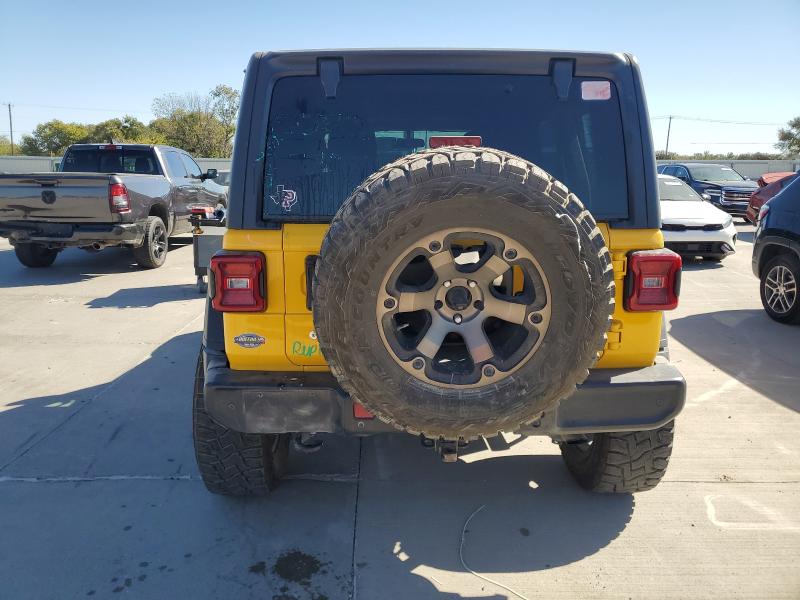 1C4HJXDNXKW553558 - 2019 JEEP WRANGLER U SPORT 金色 照片 6