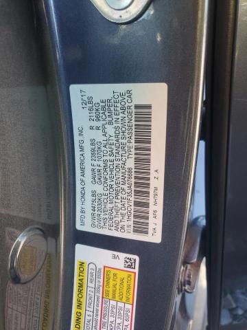 1HGCV1F35JA076686 - 2018 HONDA ACCORD SPORT Күміс фото 12