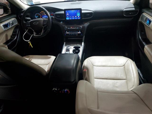 1FMSK8FHXLGA75195 - 2020 FORD EXPLORER LIMITED WHITE photo 8