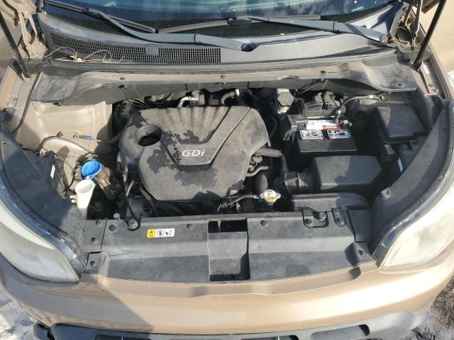 KNDJN2A20F7213547 - 2015 KIA SOUL BROWN photo 11