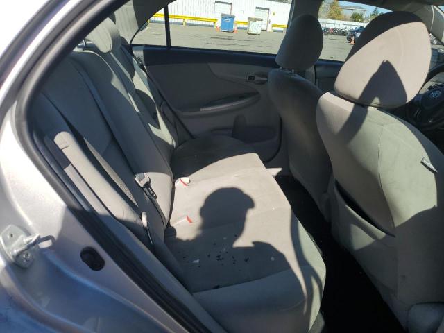 2T1BU4EE4CC796481 - 2012 TOYOTA COROLLA BASE SILVER photo 10