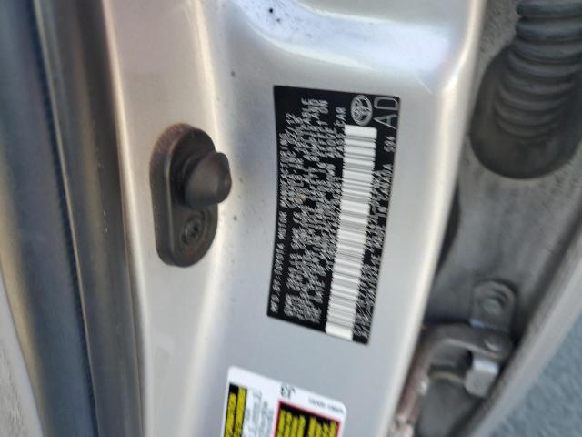 2T1BU4EE4CC796481 - 2012 TOYOTA COROLLA BASE SILVER photo 12