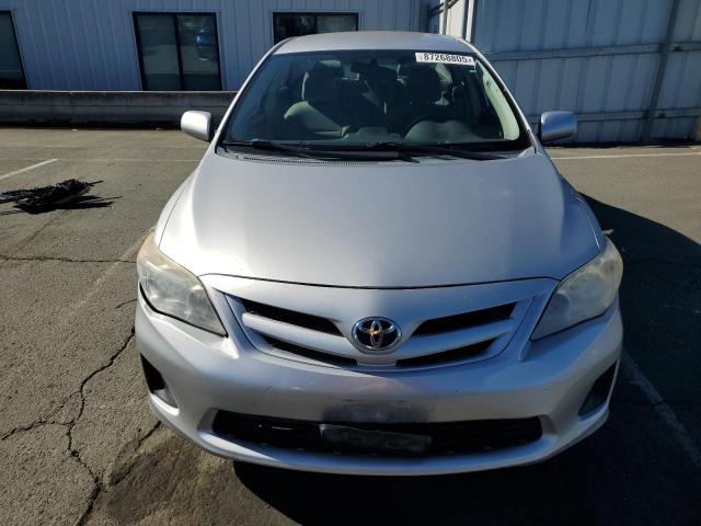 2T1BU4EE4CC796481 - 2012 TOYOTA COROLLA BASE SILVER photo 5