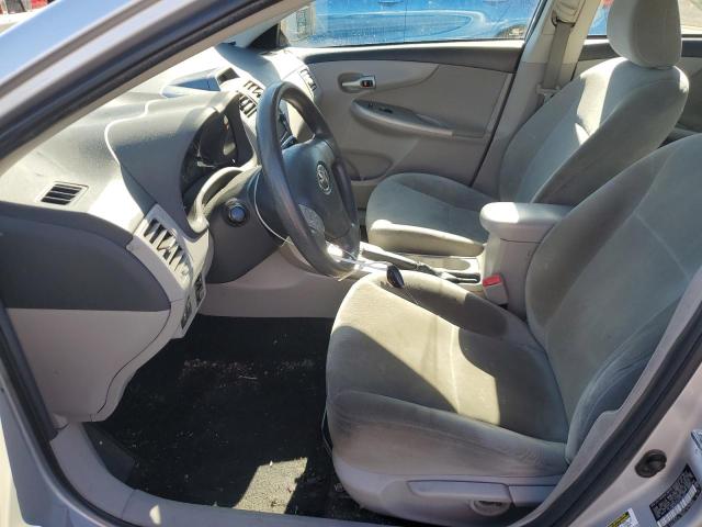 2T1BU4EE4CC796481 - 2012 TOYOTA COROLLA BASE SILVER photo 7