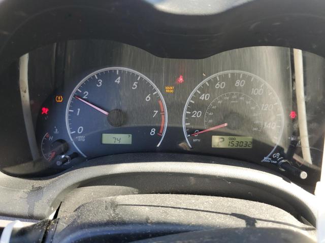 2T1BU4EE4CC796481 - 2012 TOYOTA COROLLA BASE SILVER photo 9