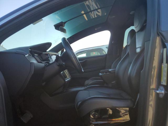 5YJXCAE22GF004875 - 2016 TESLA MODEL X GRAY photo 7