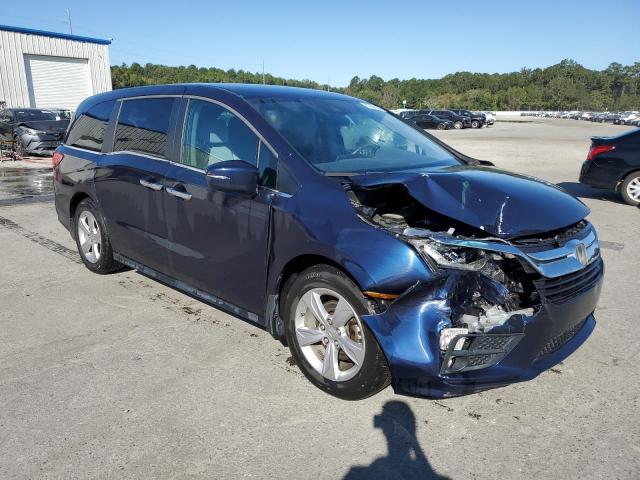 5FNRL6H56JB106988 - 2018 HONDA ODYSSEY EX Bleu photo 4