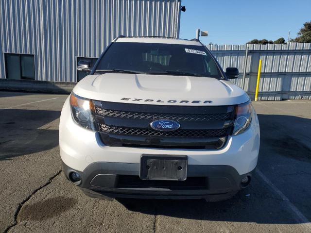 1FM5K8GT6EGB19468 - 2014 FORD EXPLORER SPORT თეთრი ფოტო 5