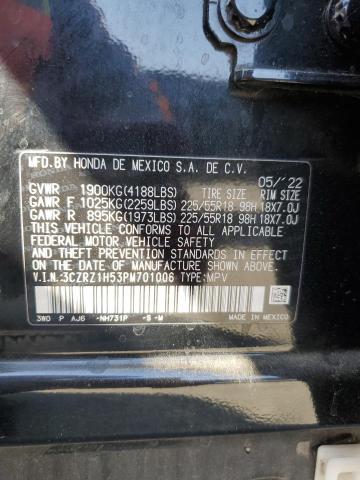 3CZRZ1H53PM701006 - 2023 HONDA HR-V SPORT BLACK photo 14