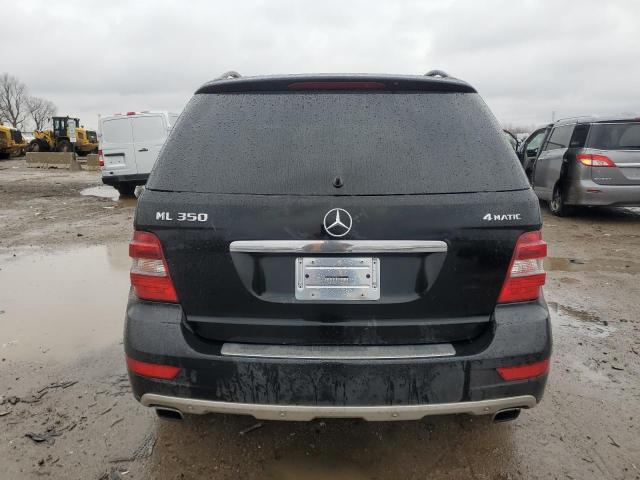 4JGBB8GB9BA650821 - 2011 MERCEDES-BENZ ML 350 4MATIC BLACK photo 6