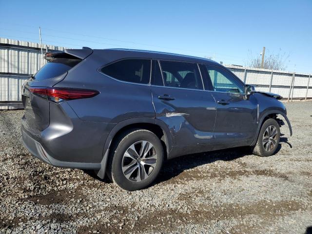 5TDGZRBH6LS036014 - 2020 TOYOTA HIGHLANDER XLE ნაცრისფერი ფოტო 3