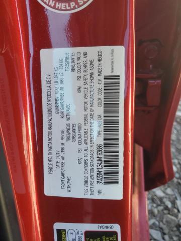 3MZBN1L34JM163686 - 2018 MAZDA 3 TOURING წითელი ფოტო 14