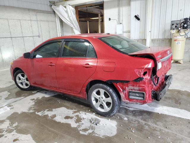 2T1BU4EE6CC900646 - 2012 TOYOTA COROLLA BASE RED photo 2