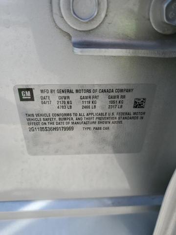 2G1105S36H9179969 - 2017 CHEVROLET IMPALA LT 银色 照片 13