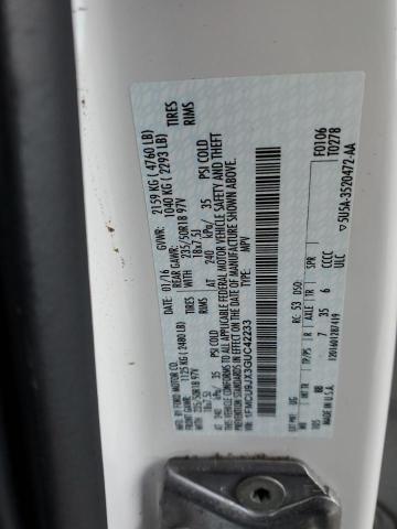 1FMCU9JX3GUC42233 - 2016 FORD ESCAPE TITANIUM WHITE photo 12