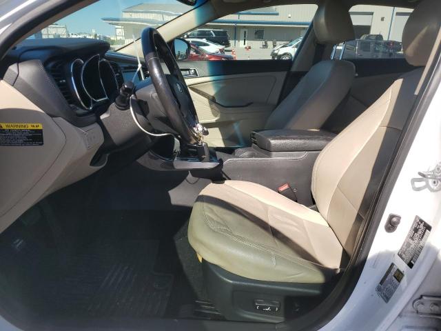 5XXGN4A75CG086802 - 2012 KIA OPTIMA EX Weiß Foto 7
