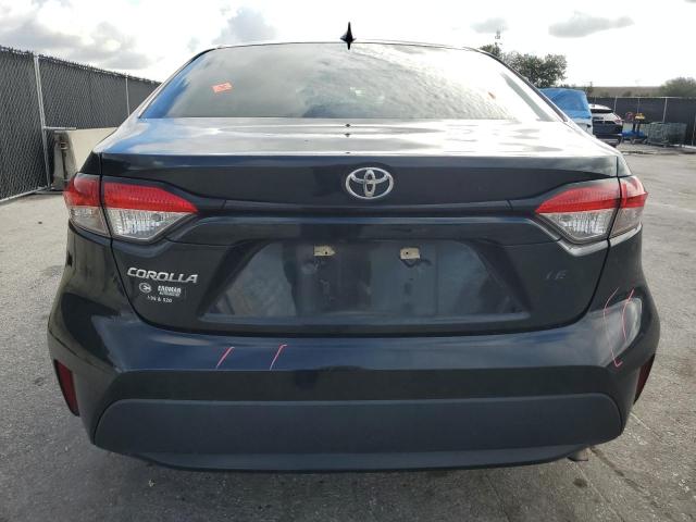 5YFEPMAE4MP211555 - 2021 TOYOTA COROLLA LE BLACK photo 6