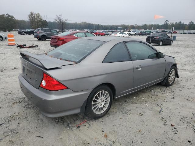 1HGEM22995L079080 - 2005 HONDA CIVIC EX GRAY photo 3