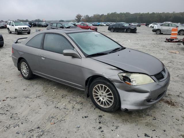 1HGEM22995L079080 - 2005 HONDA CIVIC EX GRAY photo 4
