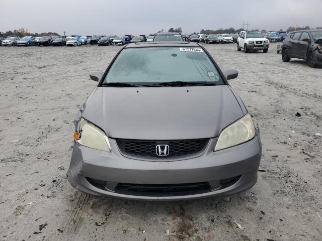 1HGEM22995L079080 - 2005 HONDA CIVIC EX GRAY photo 5