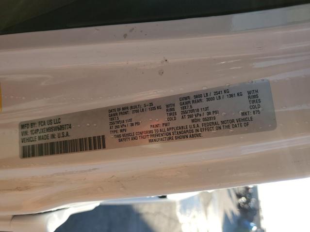 1C4PJXEN9SW609774 - 2025 JEEP WRANGLER SAHARA Blanco foto 13