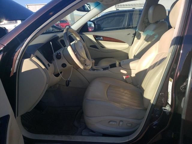 JNKAJ09F58M360098 - 2008 INFINITI EX35 BASE BURGUNDY photo 7