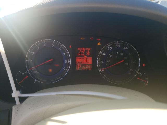 JNKAJ09F58M360098 - 2008 INFINITI EX35 BASE BURGUNDY photo 9