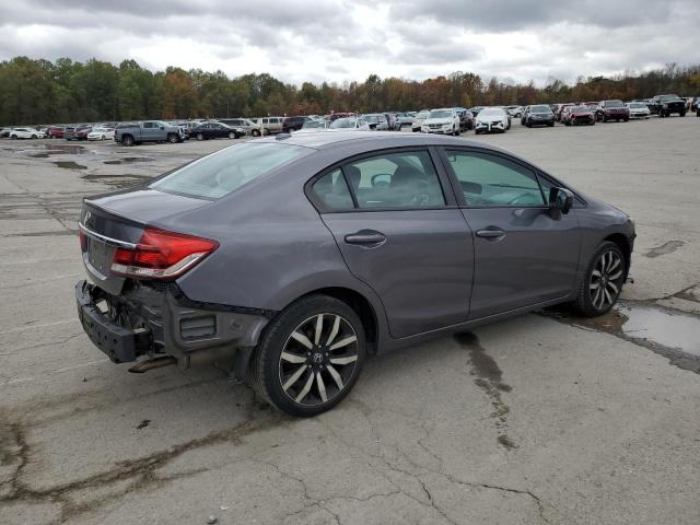 19XFB2F90EE210991 - 2014 HONDA CIVIC EXL GRAY photo 3