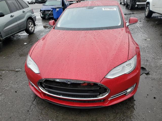 5YJSA1DPXDFP13921 - 2013 TESLA MODEL S წითელი ფოტო 11