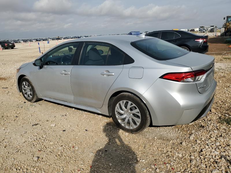 5YFEPMAE3MP243154 - 2021 TOYOTA COROLLA LE SILVER photo 2