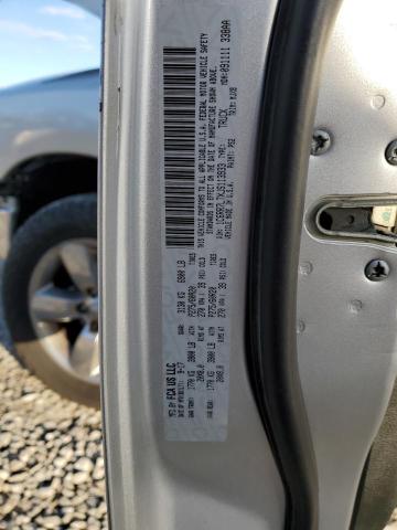 1C6RR7LTXJS113933 - 2018 RAM 1500 SLT ვერცხლისფერი ფოტო 12