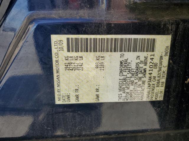 1N4AL2AP3AN410241 - 2010 NISSAN ALTIMA BASE BLUE photo 12