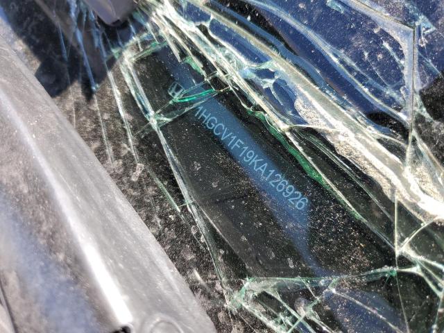 1HGCV1F19KA126926 - 2019 HONDA ACCORD LX Gris foto 12