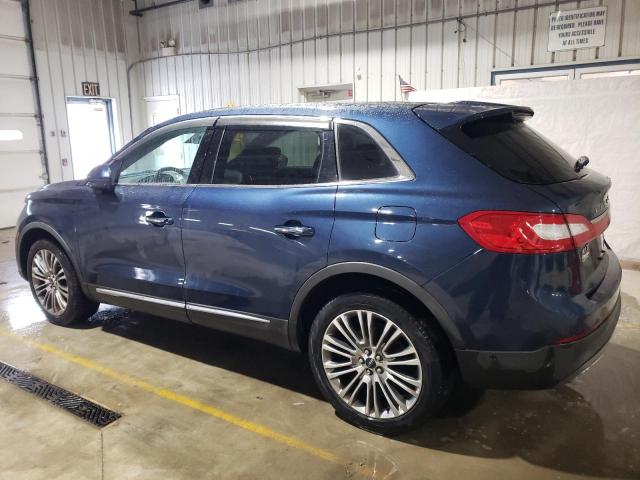 2LMPJ8LR4HBL18668 - 2017 LINCOLN MKX RESERVE Көк фото 2