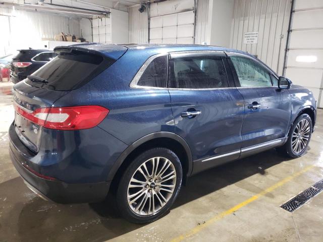 2LMPJ8LR4HBL18668 - 2017 LINCOLN MKX RESERVE Көк фото 3