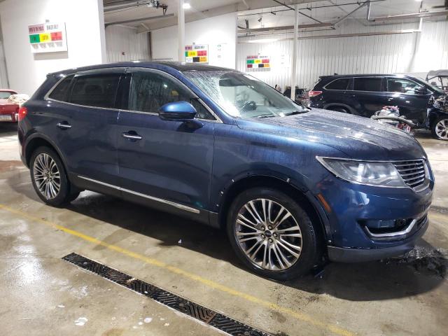 2LMPJ8LR4HBL18668 - 2017 LINCOLN MKX RESERVE Көк фото 4
