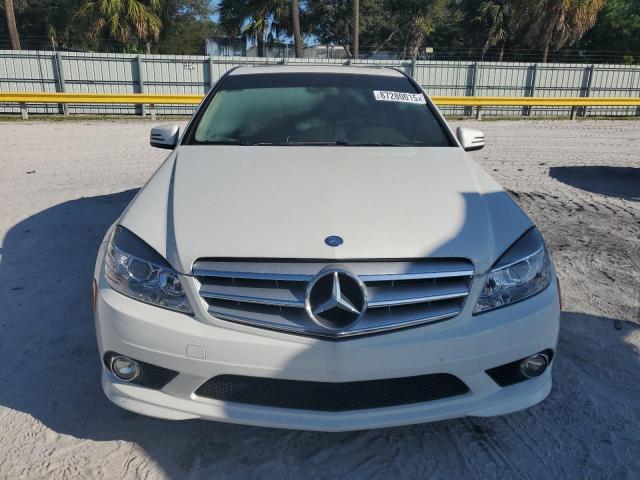 WDDGF5EB1AR123460 - 2010 MERCEDES-BENZ C 300 WHITE photo 5