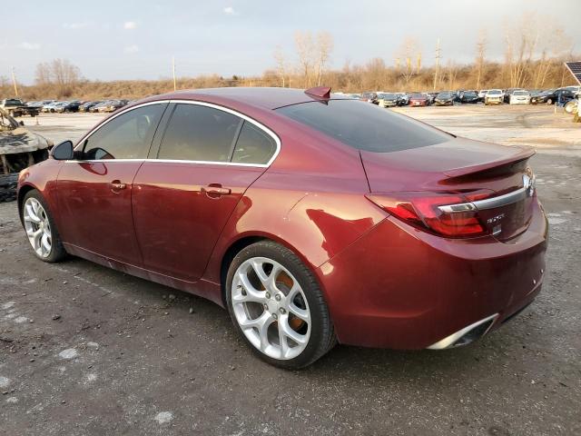 2G4GV5GX1G9155264 - 2016 BUICK REGAL GS BURGUNDY photo 2